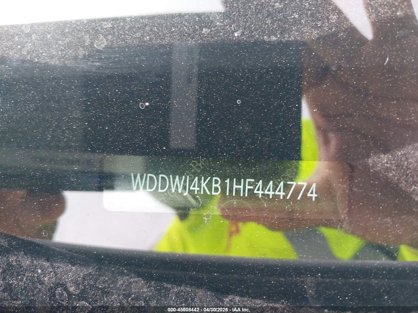2017 Mercedes-benz C-klasse VIN WDDWJ4KB1HF444774 IAAI salvage auction — SIDE, Salvage (Texas), sold $6,200 on 2026-08-05 (photo 9)