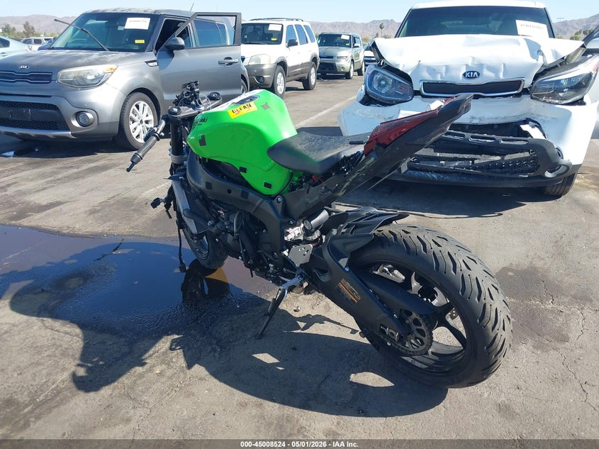 2025 Kawasaki Zx VIN JKBZXJK1XSA007197 IAAI salvage auction — FRONT END, Salvage (Arizona), sold $2,450 on 2026-07-07 (photo 3)