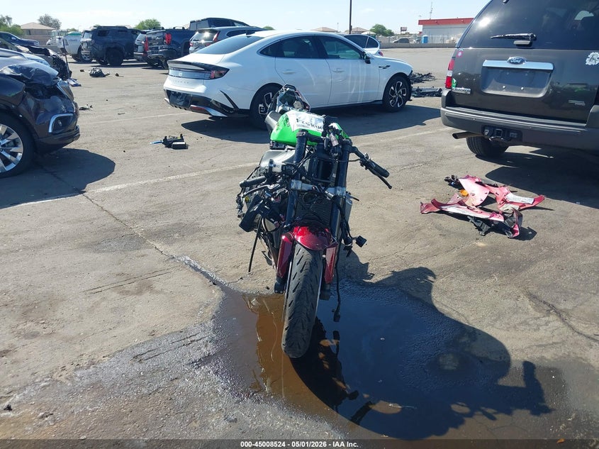 2025 Kawasaki Zx VIN JKBZXJK1XSA007197 IAAI salvage auction — FRONT END, Salvage (Arizona), sold $2,450 on 2026-07-07 (photo 5)