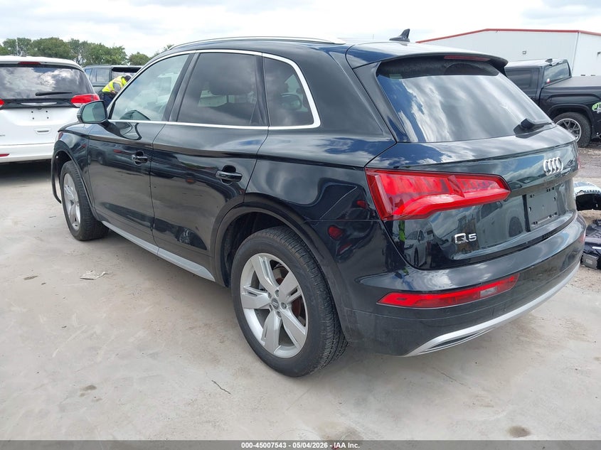 2018 Audi Q5 VIN WA1BNAFY6J2075363 IAAI salvage auction — RIGHT FRONT, Original (Texas), sold $7,400 on 2026-07-30 (photo 3)