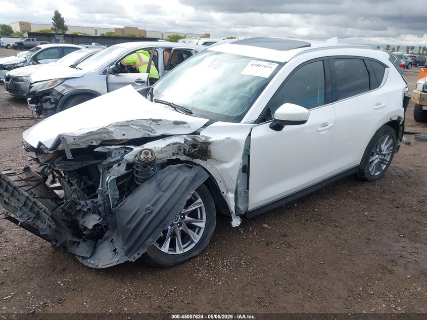 2019 Mazda Cx-5 VIN JM3KFADM6K1511596 IAAI salvage auction — FRONT & REAR, Salvage (California), sold $1,000 on 2026-07-08 (photo 2)