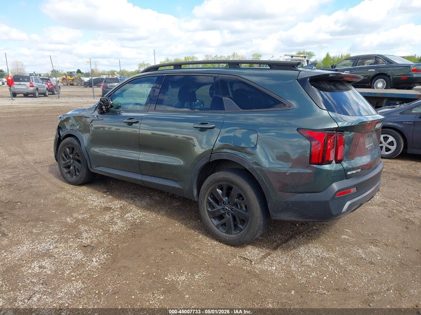 2023 Kia Sorento VIN 5XYRLDLC5PG235638 IAAI salvage auction — RIGHT FRONT, Salvage (Illinois), sold $6,675 on 2026-07-15 (photo 3)