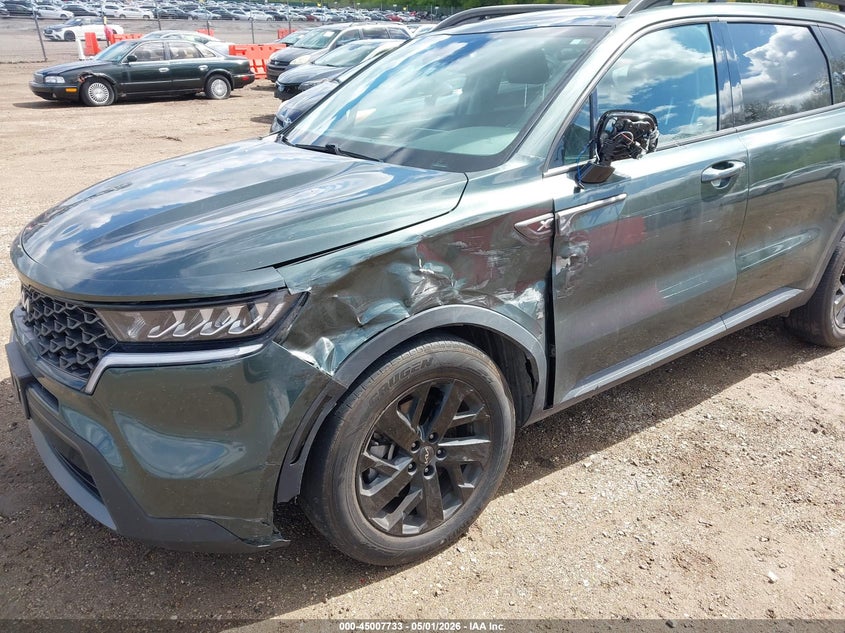 2023 Kia Sorento VIN 5XYRLDLC5PG235638 IAAI salvage auction — RIGHT FRONT, Salvage (Illinois), sold $6,675 on 2026-07-15 (photo 6)