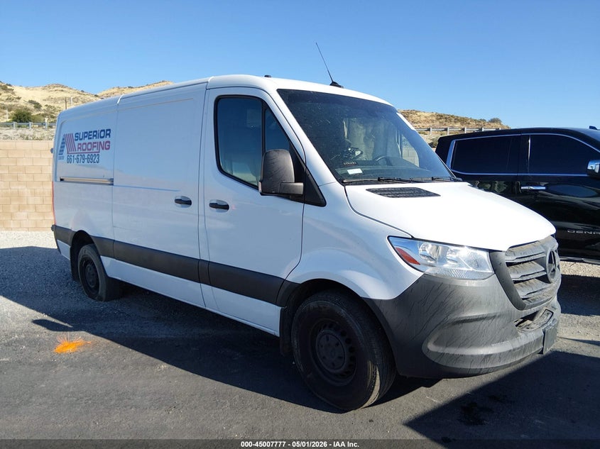 2024 Mercedes-benz Sprinter VIN W1Y4KBHY3RT189140 IAAI salvage auction — LEFT SIDE, Wait Title, sold $14,250 on 2026-07-20 (photo 1)