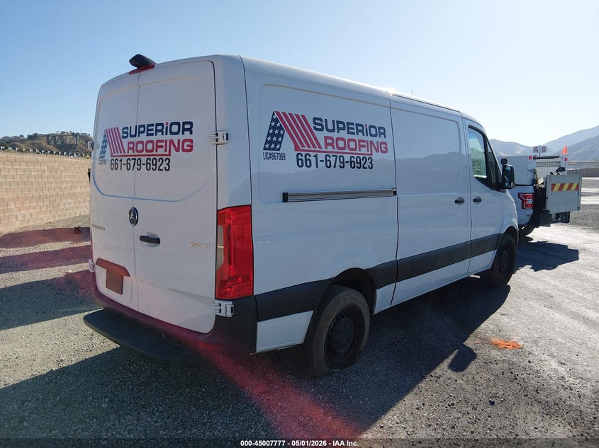 2024 Mercedes-benz Sprinter VIN W1Y4KBHY3RT189140 IAAI salvage auction — LEFT SIDE, Wait Title, sold $14,250 on 2026-07-20 (photo 4)