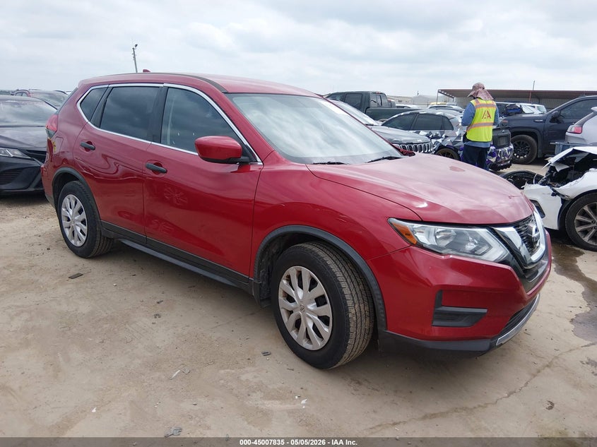 2017 Nissan Rogue VIN JN8AT2MT8HW387700 IAAI salvage auction — VANDALISM, Original (Texas), sold $2,000 on 2026-07-21 (photo 1)