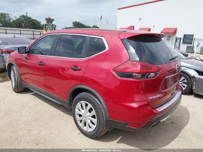 2017 Nissan Rogue VIN JN8AT2MT8HW387700 IAAI salvage auction — VANDALISM, Original (Texas), sold $2,000 on 2026-07-21 (photo 3)