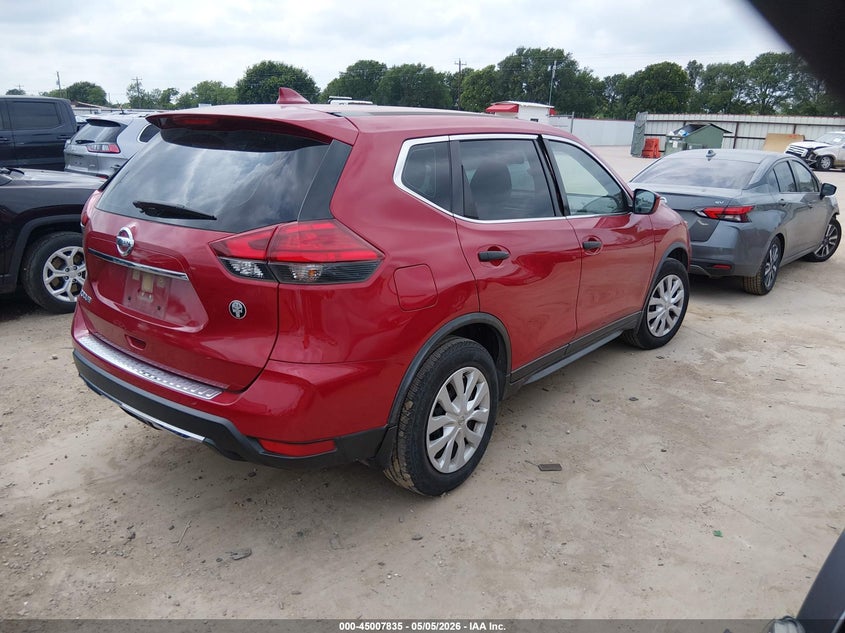 2017 Nissan Rogue VIN JN8AT2MT8HW387700 IAAI salvage auction — VANDALISM, Original (Texas), sold $2,000 on 2026-07-21 (photo 4)