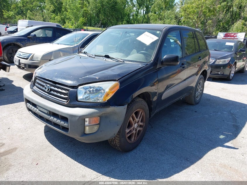 2001 Toyota Rav 4 VIN JTEGH20V210003574 IAAI salvage auction — FRONT & REAR, Clear (Kansas), sold $475 on 2026-07-15 (photo 2)