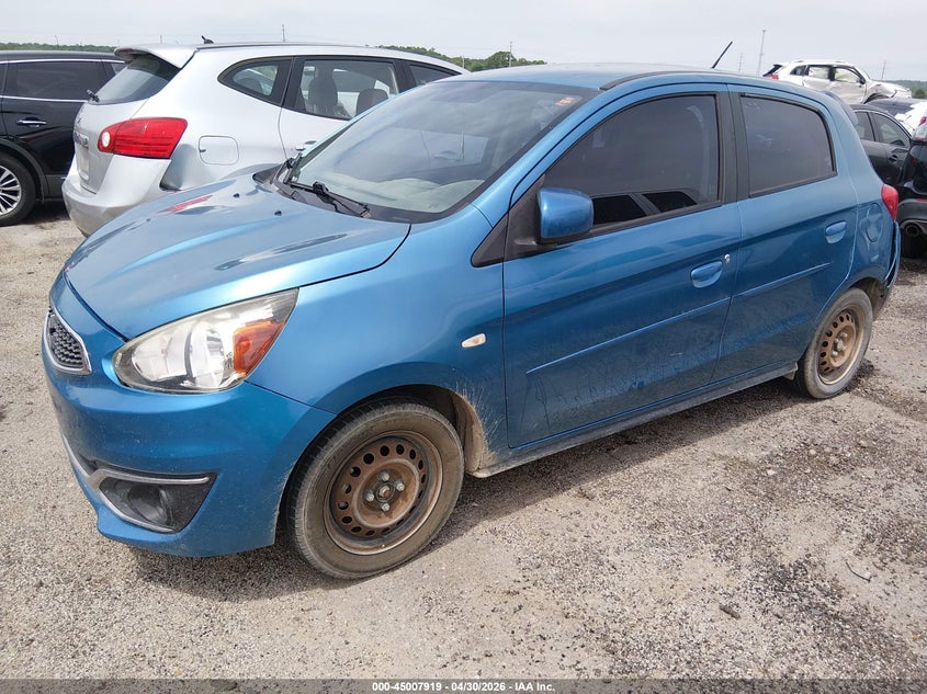 2017 Mitsubishi Mirage VIN ML32A3HJ9HH001846 IAAI salvage auction — NORMAL WEAR, Salvage (Oklahoma), sold $600 on 2026-07-28 (photo 2)