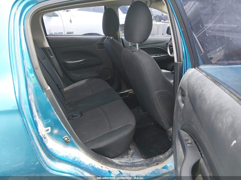 2017 Mitsubishi Mirage VIN ML32A3HJ9HH001846 IAAI salvage auction — NORMAL WEAR, Salvage (Oklahoma), sold $600 on 2026-07-28 (photo 8)