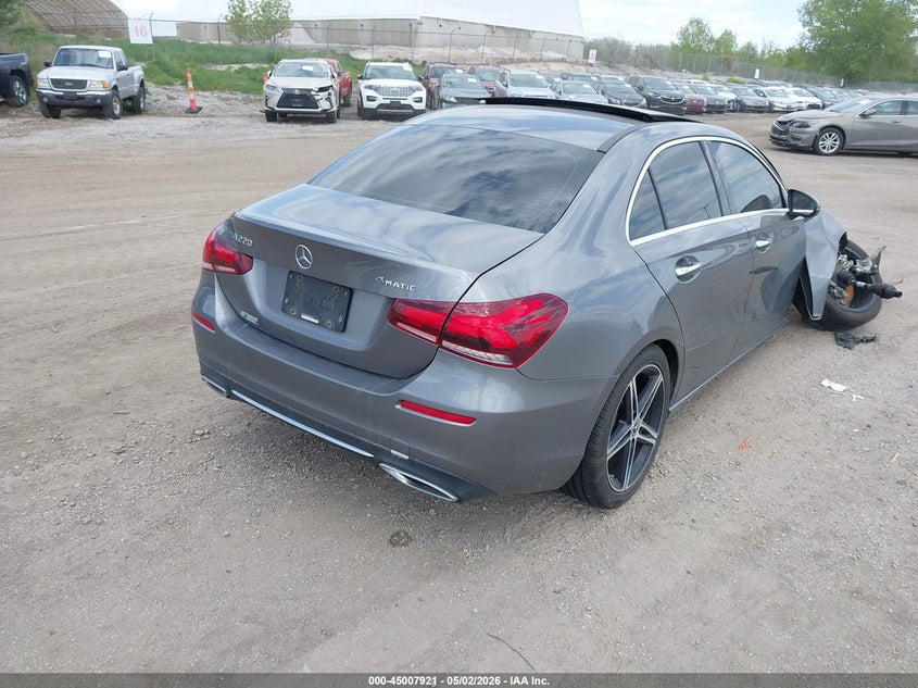 2019 Mercedes-benz A-klasse VIN WDD3G4FBXKW014180 IAAI salvage auction — RIGHT FRONT, Salvage (Iowa), sold $4,650 on 2026-07-29 (photo 4)