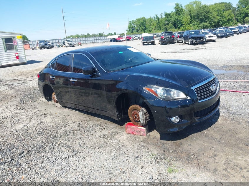 2013 Infiniti M37 VIN JN1BY1AR8DM602148 IAAI salvage auction — FRONT END, Clear (Florida), sold $750 on 2026-07-13 (photo 1)