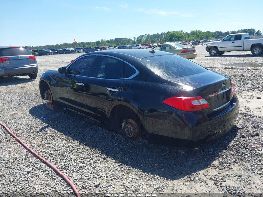 2013 Infiniti M37 VIN JN1BY1AR8DM602148 IAAI salvage auction — FRONT END, Clear (Florida), sold $750 on 2026-07-13 (photo 3)
