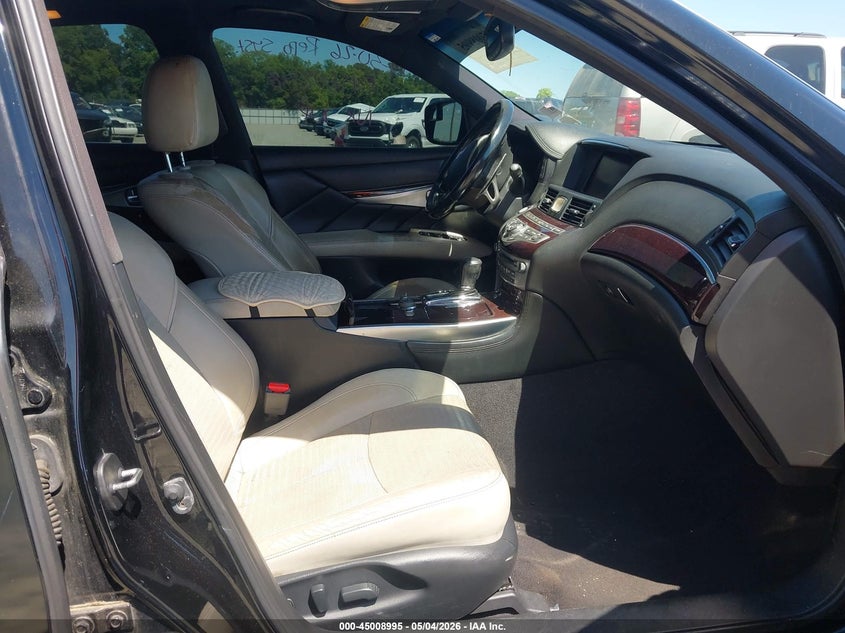 2013 Infiniti M37 VIN JN1BY1AR8DM602148 IAAI salvage auction — FRONT END, Clear (Florida), sold $750 on 2026-07-13 (photo 5)