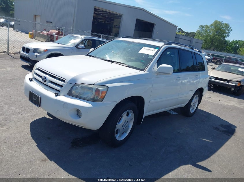 2006 Toyota Highlander VIN JTEDP21A060122295 IAAI salvage auction — FRONT END, Repossession Paperwork (Georgia), sold $325 on 2026-07-08 (photo 2)