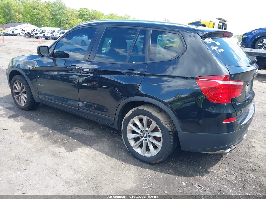 2013 BMW X3 VIN 5UXWX9C59D0A25441 IAAI salvage auction — NORMAL WEAR, Clear (Maryland), sold $550 on 2026-07-21 (photo 3)