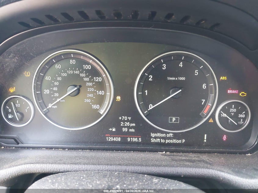 2013 BMW X3 VIN 5UXWX9C59D0A25441 IAAI salvage auction — NORMAL WEAR, Clear (Maryland), sold $550 on 2026-07-21 (photo 7)