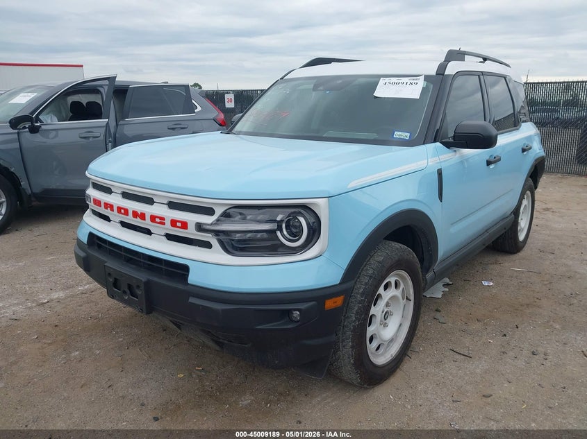2024 Ford Bronco sport VIN 3FMCR9G63RRF01460 IAAI salvage auction — REAR END, Original (Texas), sold $10,200 on 2026-07-28 (photo 2)