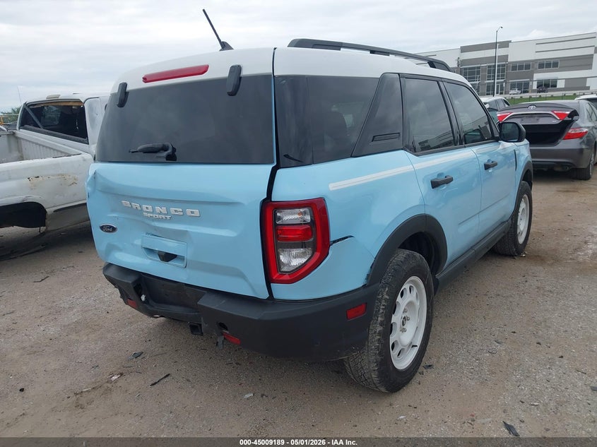 2024 Ford Bronco sport VIN 3FMCR9G63RRF01460 IAAI salvage auction — REAR END, Original (Texas), sold $10,200 on 2026-07-28 (photo 4)