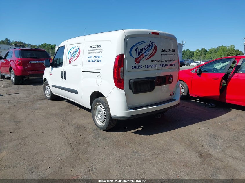 2022 Ram Promaster city VIN ZFBHRFAB5N6W49554 IAAI salvage auction — RIGHT SIDE, Salvage (North Carolina), sold $4,550 on 2026-07-23 (photo 3)