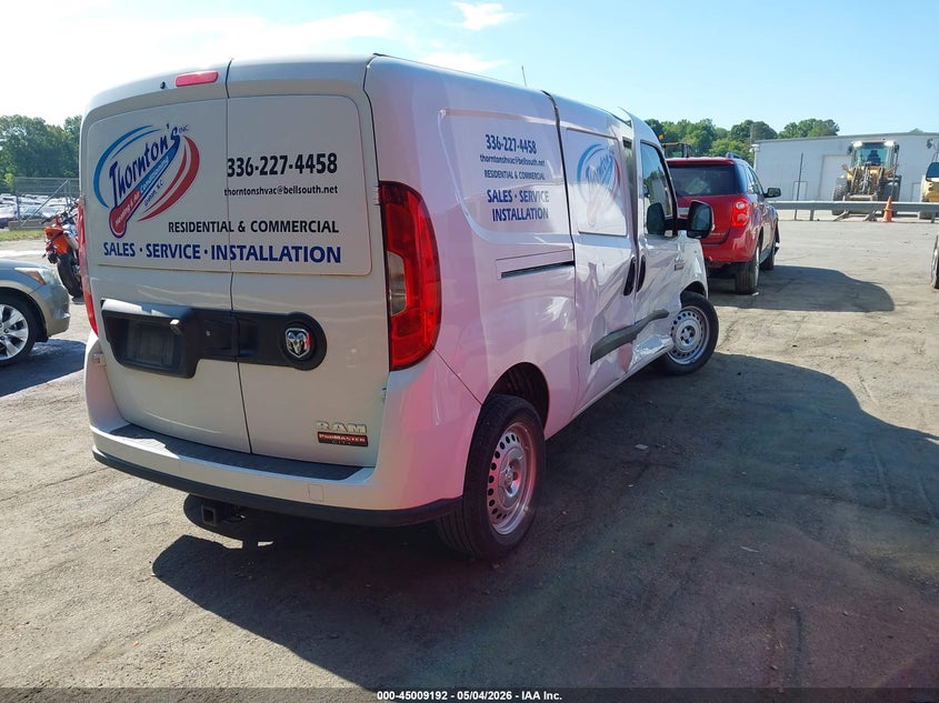 2022 Ram Promaster city VIN ZFBHRFAB5N6W49554 IAAI salvage auction — RIGHT SIDE, Salvage (North Carolina), sold $4,550 on 2026-07-23 (photo 4)