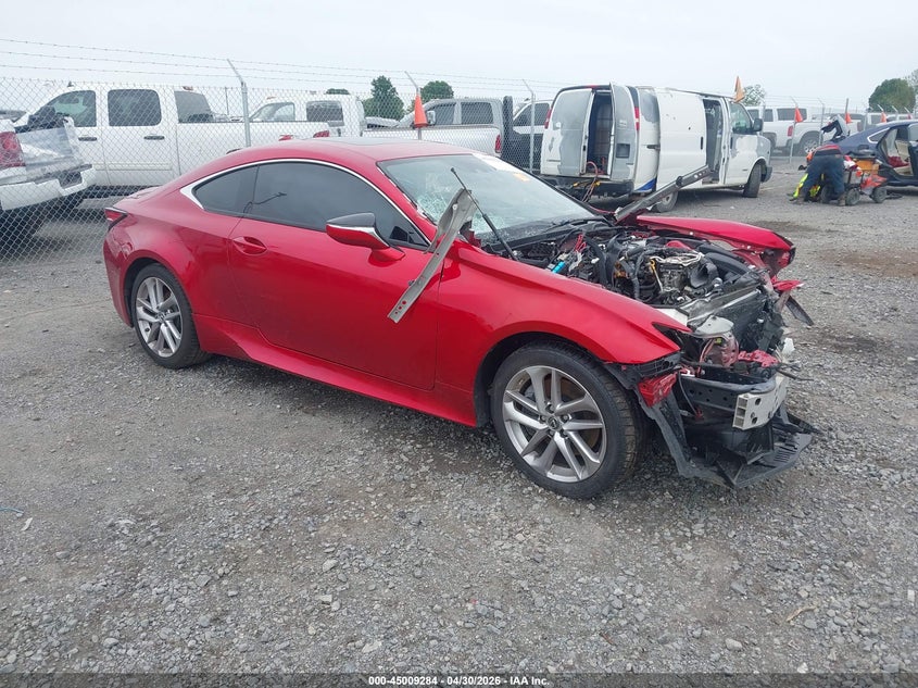 2019 Lexus Rc VIN JTHHA5BC5K5010189 IAAI salvage auction — FRONT END, Salvage (Arkansas), sold $3,000 on 2026-07-22 (photo 1)