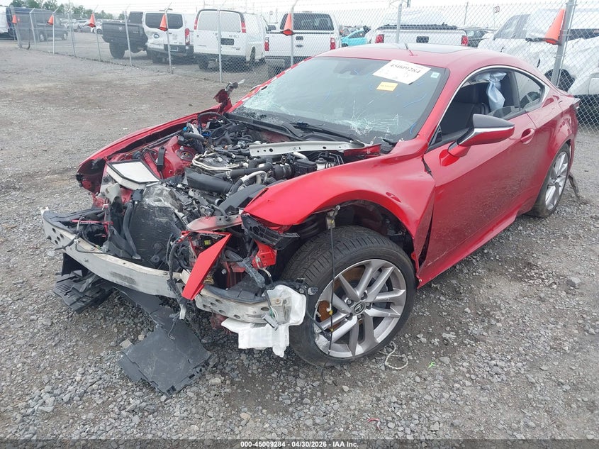 2019 Lexus Rc VIN JTHHA5BC5K5010189 IAAI salvage auction — FRONT END, Salvage (Arkansas), sold $3,000 on 2026-07-22 (photo 6)