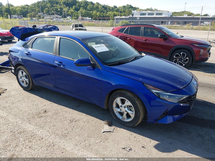 2022 Hyundai Elantra VIN KMHLL4AG8NU334862 IAAI salvage auction — REAR END, Salvage (Illinois), sold $2,650 on 2026-07-07 (photo 1)