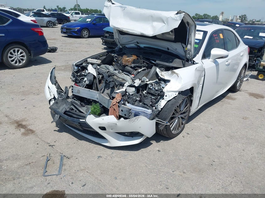 2016 Lexus Is VIN JTHBA1D26G5018859 IAAI salvage auction — BIO HAZARD, Salvage (Texas), sold $1,200 on 2026-07-07 (photo 2)