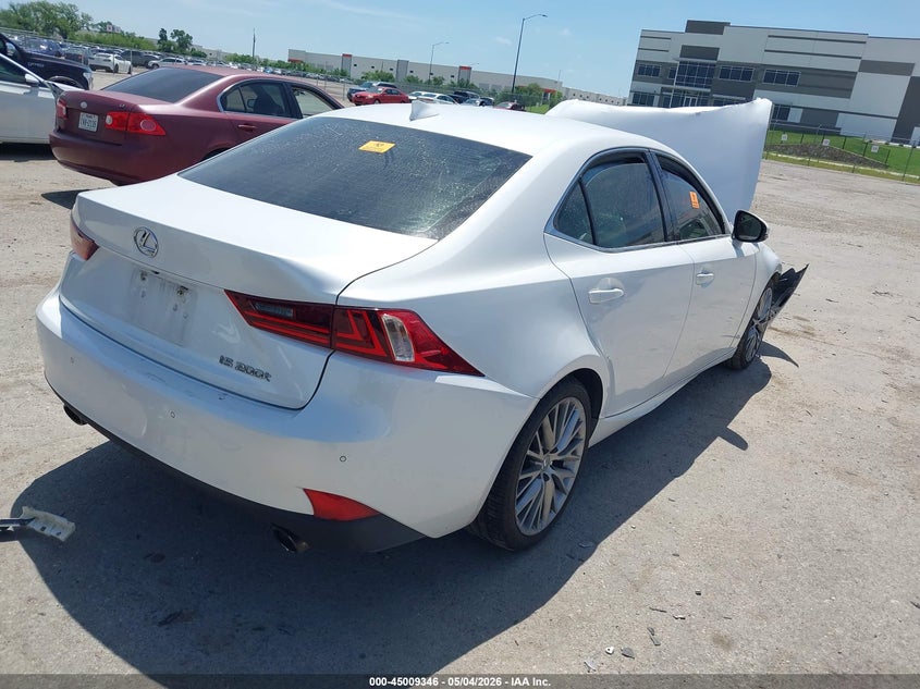 2016 Lexus Is VIN JTHBA1D26G5018859 IAAI salvage auction — BIO HAZARD, Salvage (Texas), sold $1,200 on 2026-07-07 (photo 4)