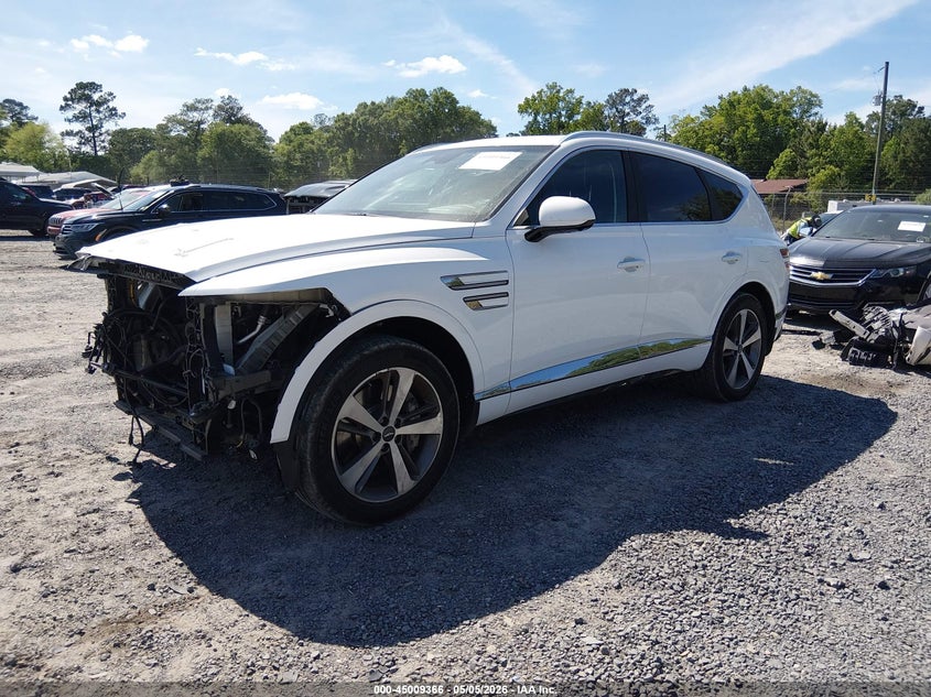 2022 Genesis Gv80 VIN KMUHCESC6NU076009 IAAI salvage auction — FRONT END, Salvage (South Carolina), sold $15,650 on 2026-07-07 (photo 2)