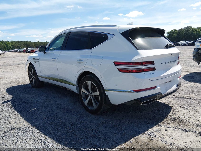 2022 Genesis Gv80 VIN KMUHCESC6NU076009 IAAI salvage auction — FRONT END, Salvage (South Carolina), sold $15,650 on 2026-07-07 (photo 3)