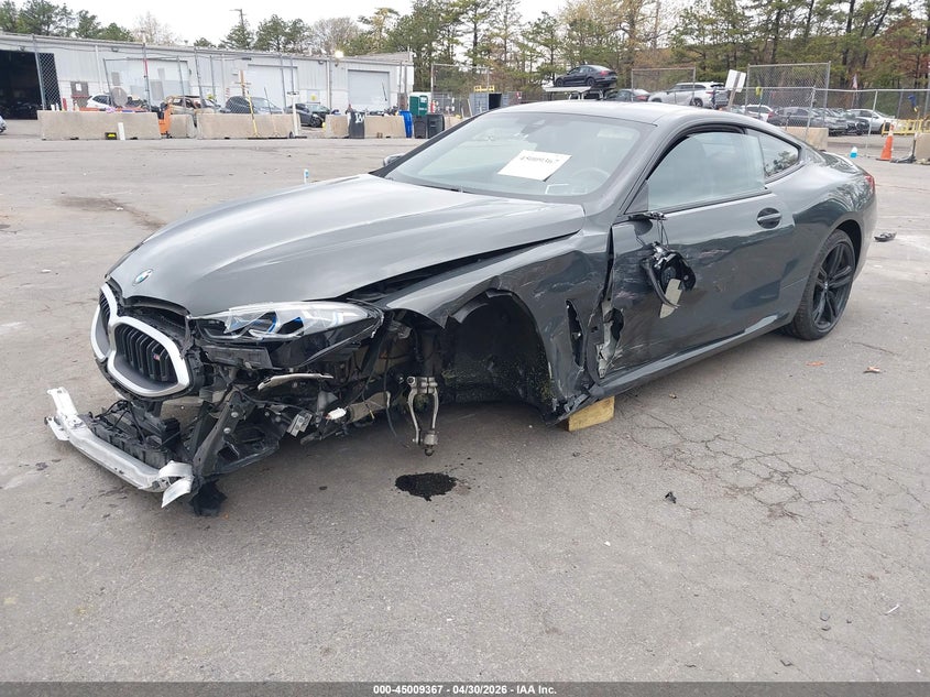 2023 BMW 8er VIN WBABC4C03PCL57486 IAAI salvage auction — LEFT SIDE, Mv-907A (New York), sold $13,100 on 2026-07-21 (photo 2)
