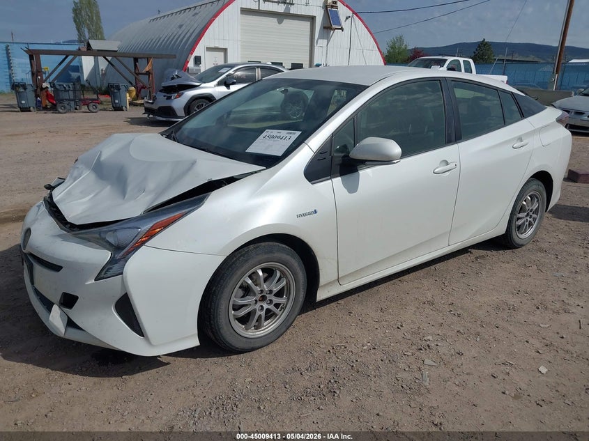 2016 Toyota Prius VIN JTDKBRFU8G3001603 IAAI salvage auction — FRONT END, Salvage (Montana), sold $4,100 on 2026-07-15 (photo 2)