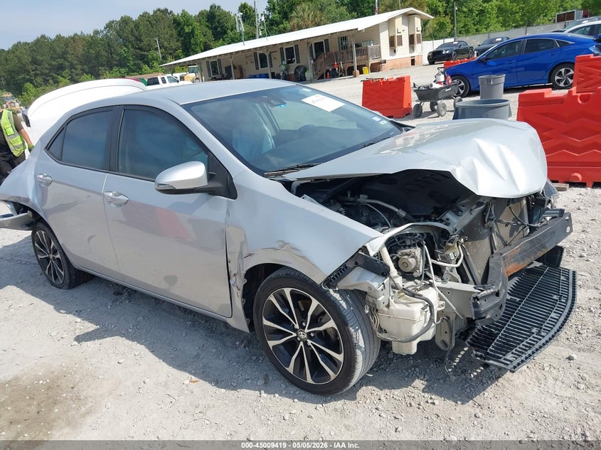 2017 Toyota Corolla VIN 5YFBURHE7HP582536 IAAI salvage auction — FRONT & REAR, Salvage (Texas), sold $1,000 on 2026-07-07 (photo 1)