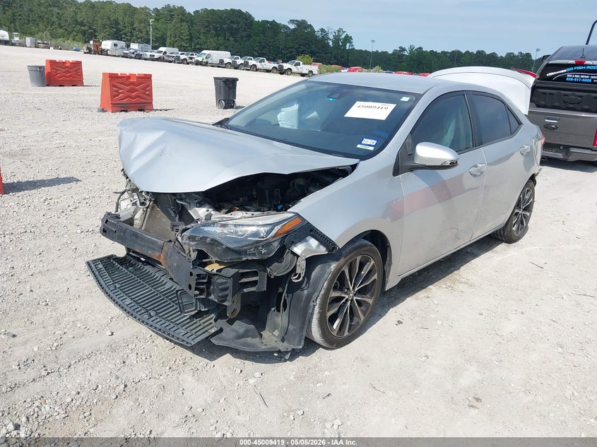 2017 Toyota Corolla VIN 5YFBURHE7HP582536 IAAI salvage auction — FRONT & REAR, Salvage (Texas), sold $1,000 on 2026-07-07 (photo 2)