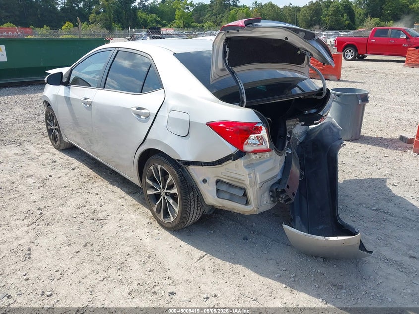 2017 Toyota Corolla VIN 5YFBURHE7HP582536 IAAI salvage auction — FRONT & REAR, Salvage (Texas), sold $1,000 on 2026-07-07 (photo 3)