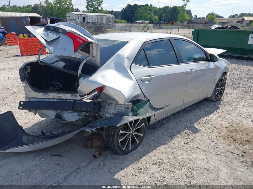 2017 Toyota Corolla VIN 5YFBURHE7HP582536 IAAI salvage auction — FRONT & REAR, Salvage (Texas), sold $1,000 on 2026-07-07 (photo 4)