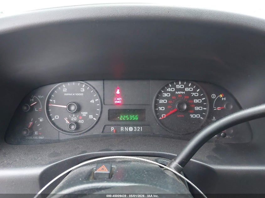 2005 Ford F-250 VIN 1FTSW21P35EC51572 IAAI salvage auction — FRONT END, Clear (Indiana), sold $1,100 on 2026-07-19 (photo 7)