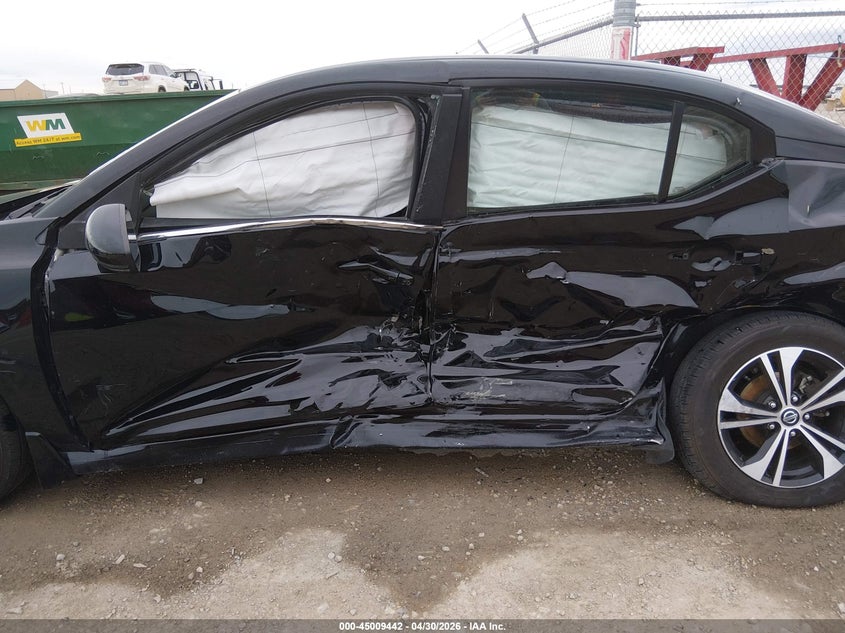 2020 Nissan Sentra VIN 3N1AB8CV9LY305532 IAAI salvage auction — LEFT SIDE, Salvage Title, sold $25 on 2026-08-24 (photo 6)