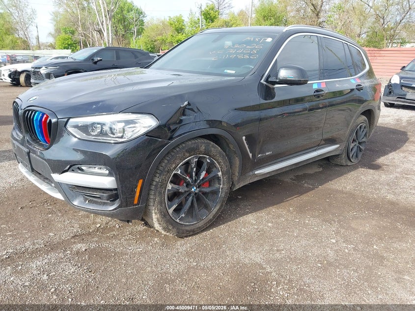 2018 BMW X3 VIN 5UXTR9C53JLC74468 IAAI salvage auction — FRONT END, Salvage Title, sold $7,000 on 2026-07-08 (photo 2)