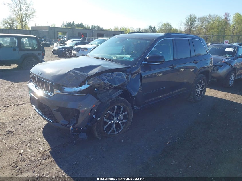 2024 Jeep Grand cherokee VIN 1C4RJHBG4RC679814 IAAI salvage auction — FRONT END, Mv-907A (New York), sold $11,300 on 2026-08-12 (photo 2)