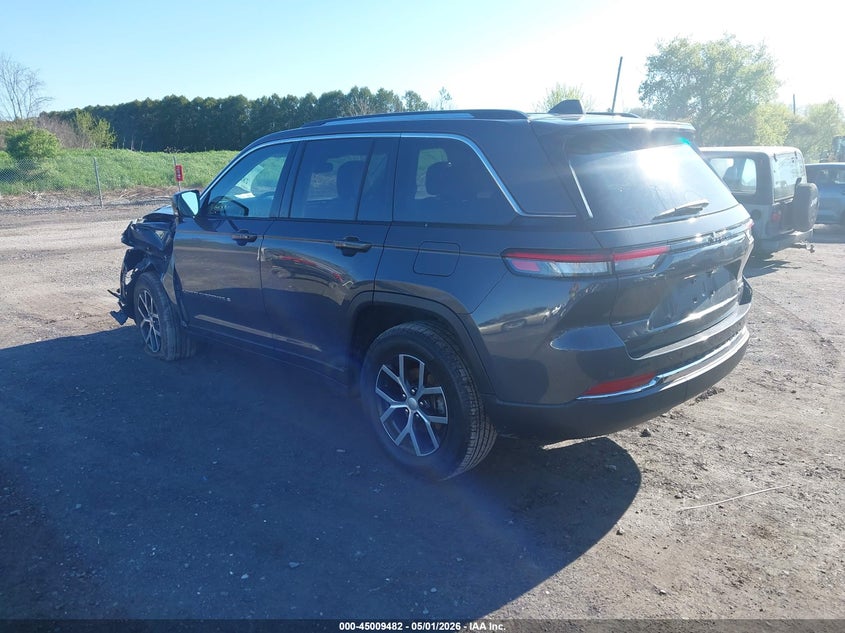 2024 Jeep Grand cherokee VIN 1C4RJHBG4RC679814 IAAI salvage auction — FRONT END, Mv-907A (New York), sold $11,300 on 2026-08-12 (photo 3)