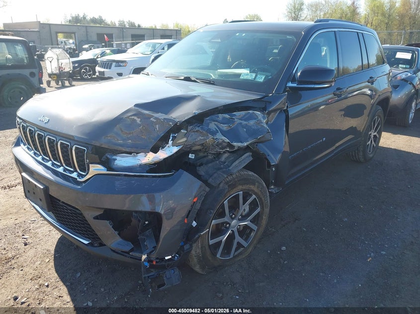 2024 Jeep Grand cherokee VIN 1C4RJHBG4RC679814 IAAI salvage auction — FRONT END, Mv-907A (New York), sold $11,300 on 2026-08-12 (photo 6)