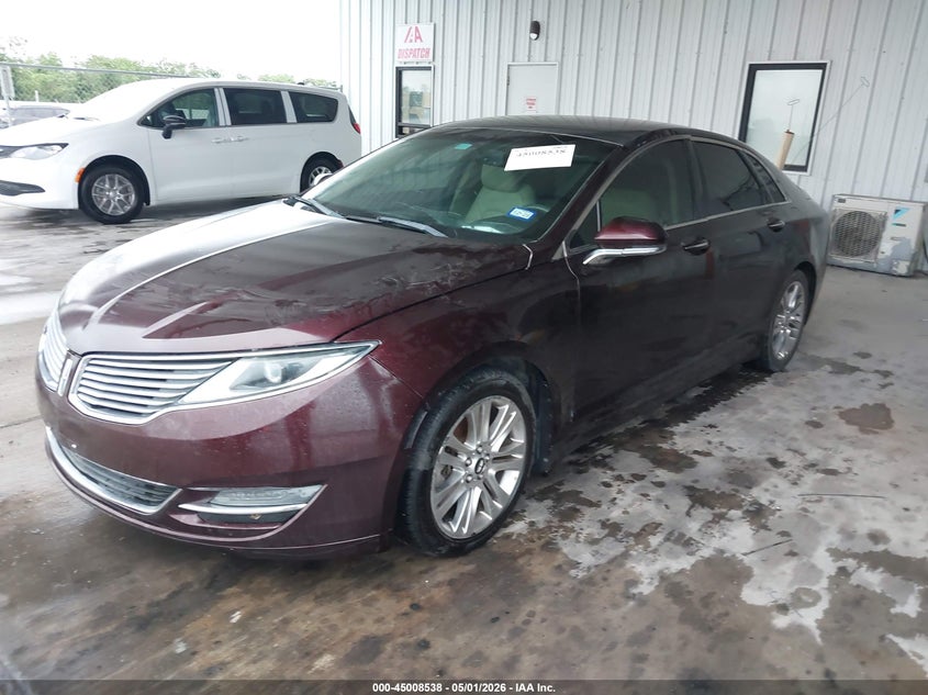 2014 Lincoln Mkz VIN 3LN6L2G97ER833878 IAAI salvage auction — REPOSSESSION, Salvage (Texas), sold $1,000 on 2026-07-10 (photo 2)