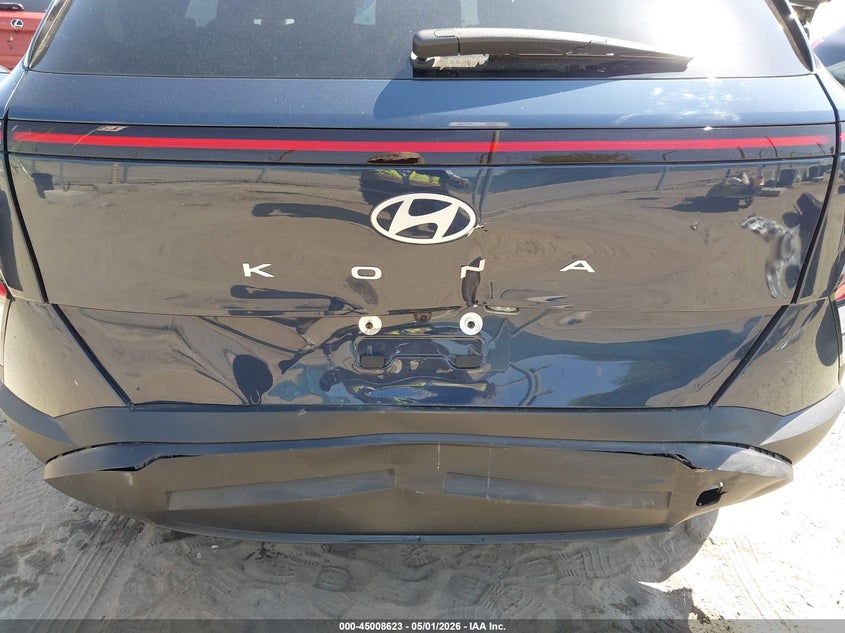 2026 Hyundai Kona VIN KM8HF3AB3TU402963 IAAI salvage auction — REAR END, Wait Title, sold $7,625 on 2026-08-19 (photo 6)