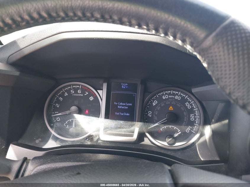 2021 Toyota Tacoma VIN 5TFCZ5AN8MX250657 IAAI salvage auction — FRONT & REAR, Salvage (Georgia), sold $12,000 on 2026-07-31 (photo 7)