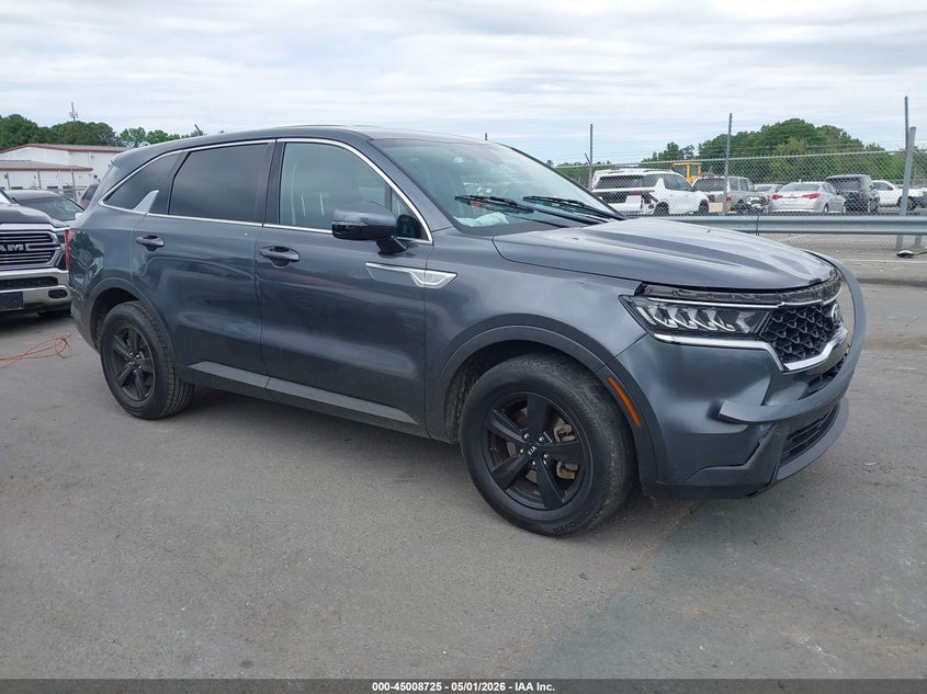 2021 Kia Sorento VIN 5XYRG4LC8MG022327 IAAI salvage auction — FRONT END, Wait Title, sold $5,350 on 2026-07-13 (photo 1)