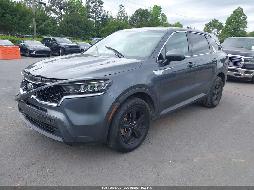 2021 Kia Sorento VIN 5XYRG4LC8MG022327 IAAI salvage auction — FRONT END, Wait Title, sold $5,350 on 2026-07-13 (photo 2)